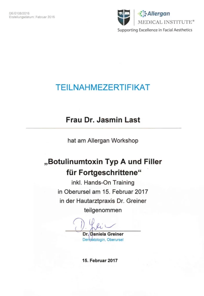 2017-02-15-Zertifikat-Hands-on-Training-Botox-und-Filler-fuer-Fortgeschrittene