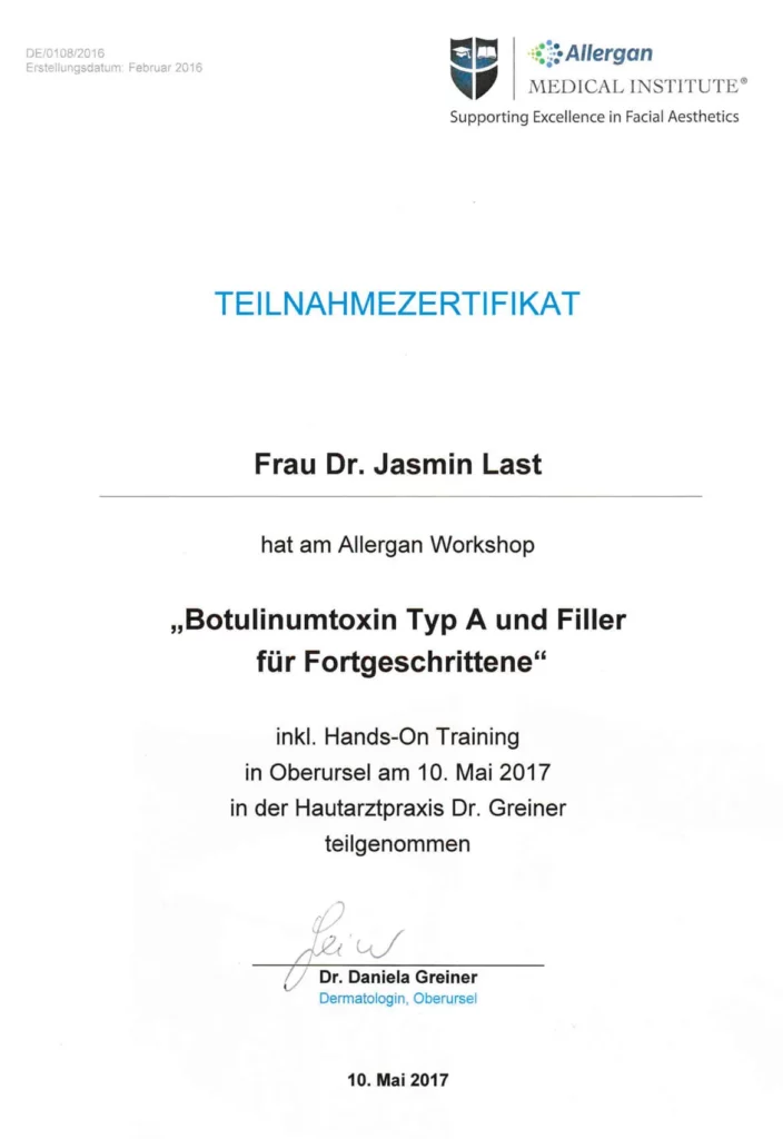 2017-05-10-Zertifikat-Hands-on-Training-Botox-und-Filler-fuerFortgeschrittene