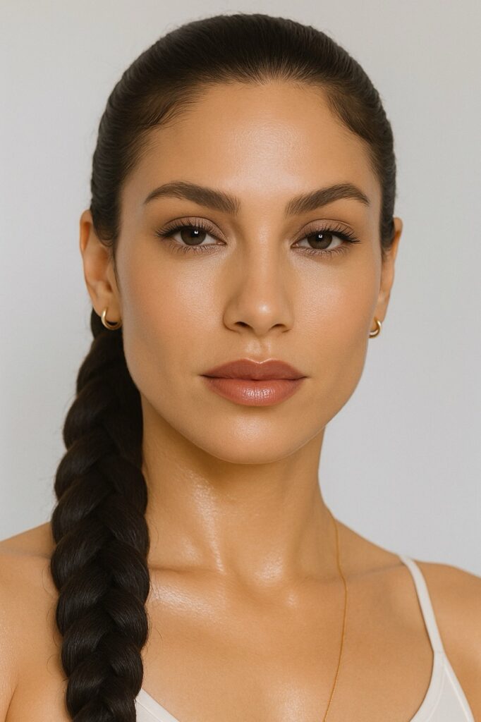 Jugendlich konturiertes Gesicht nach Lipofilling Eigenfettbehandlung in Potsdam – Dr. Jasmin Last