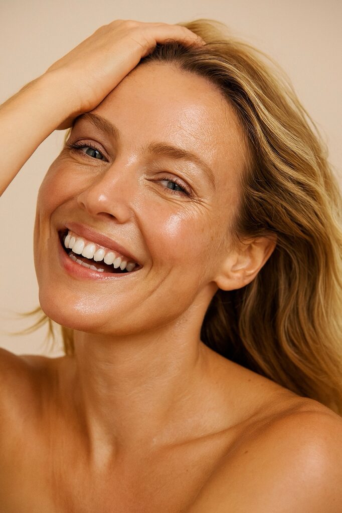 Natürlich strahlende Haut und jugendliche Ausstrahlung nach Sculptra Behandlung in Potsdam – Dr. Jasmin Last